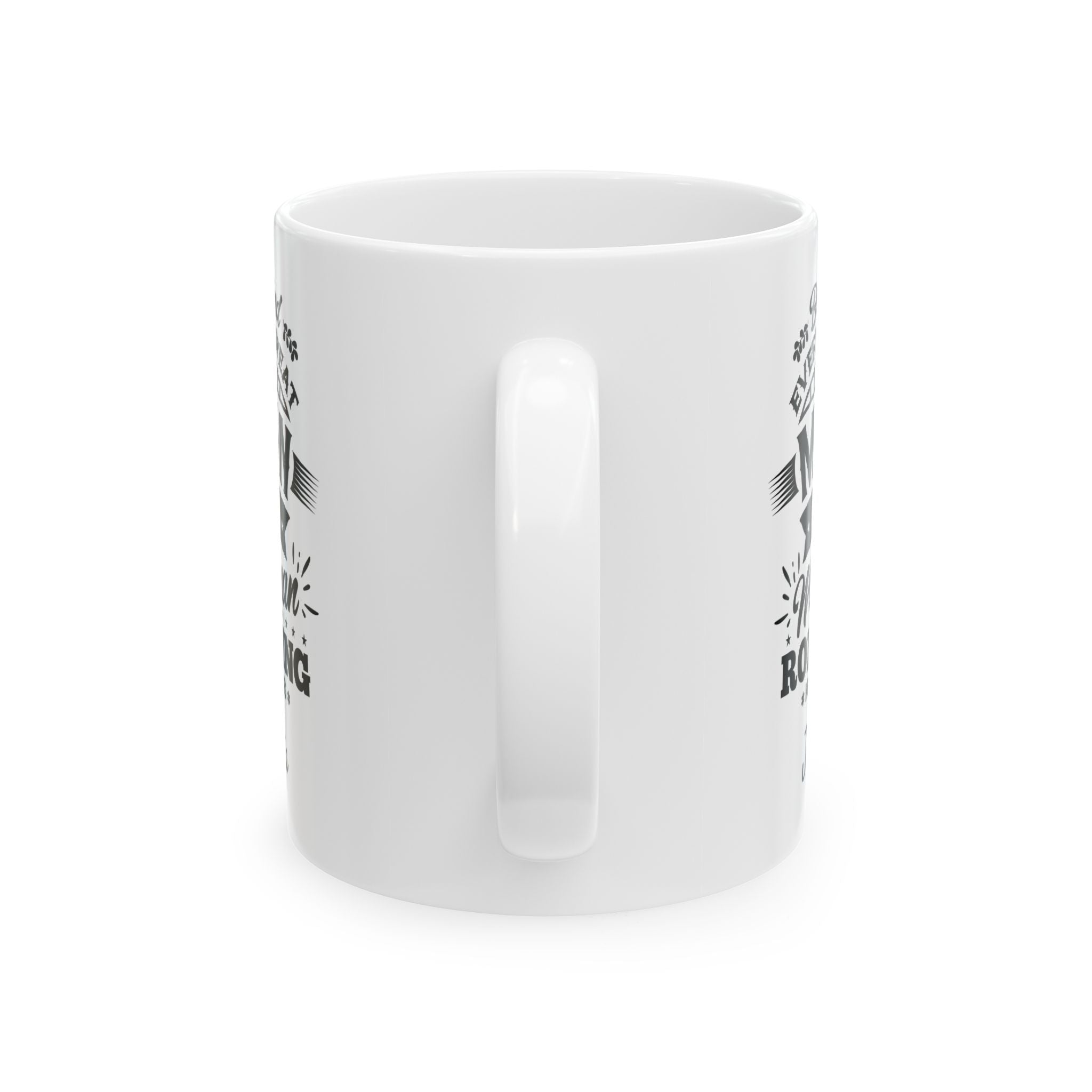 Personalized funny wife quote mug shown on a table as a birthday gift
