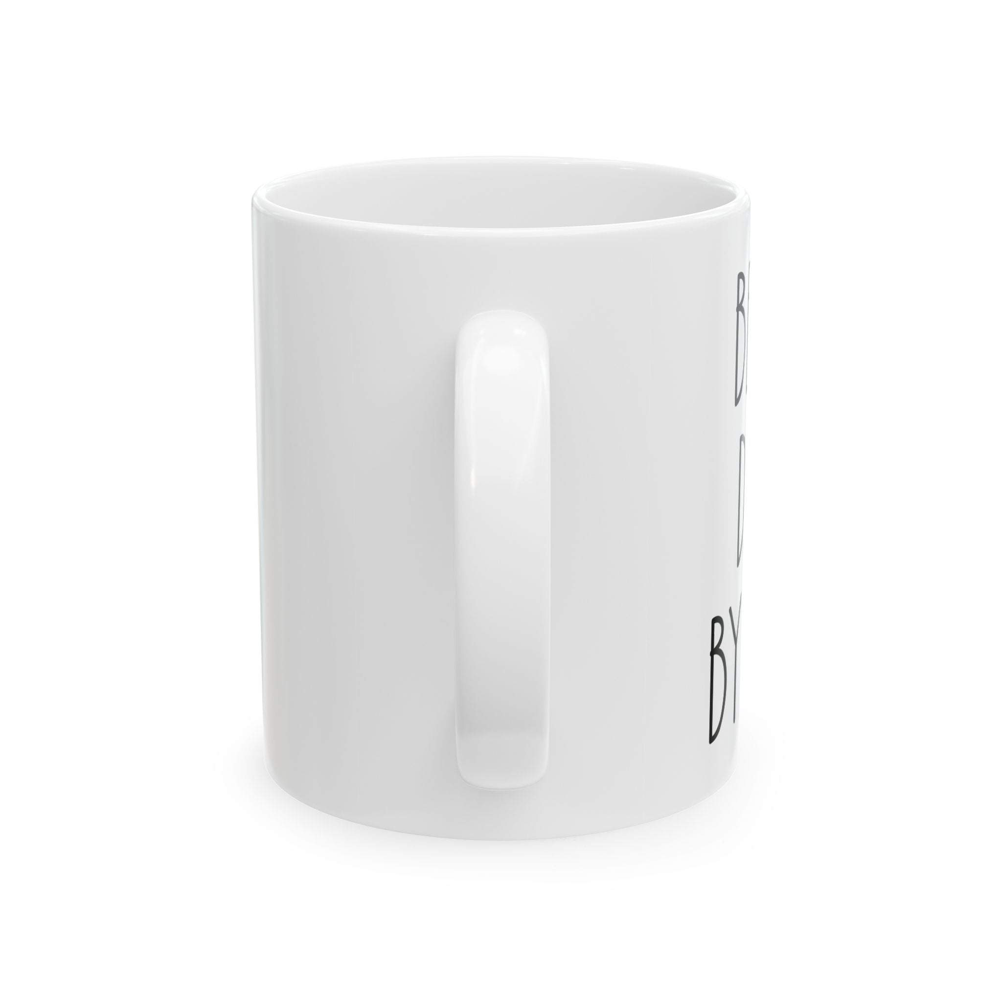 Personalized best dad by par golf silhouette mug shown on a table as a Father's Day gift